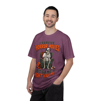 Horror Movies Game 7 Baseball Comfort Colors T-Shirt