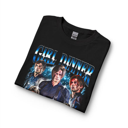 Girl Dinner Survival Horror Gildan Heavy Cotton Long Sleeve Tee