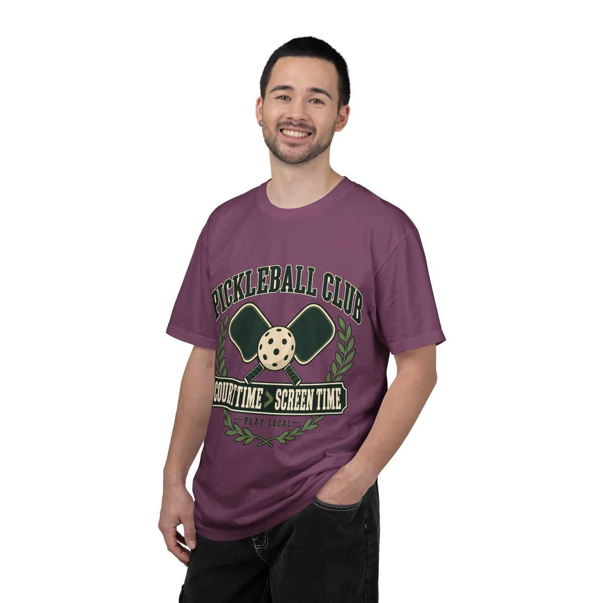 Pickleball Club Court Time Over Screen Time Comfort Colors Tee