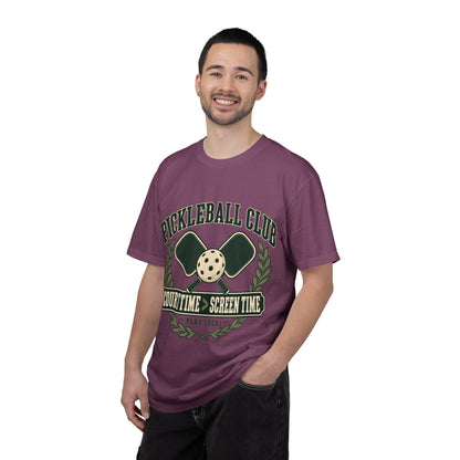 Pickleball Club Court Time Over Screen Time Comfort Colors Tee