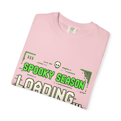 Spooky Season Loading Gamer Halloween Comfort Colors Tee