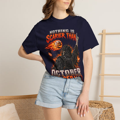 October Baseball Halloween Comfort Colors Graphic T-Shirt