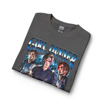 Girl Dinner Survival Horror Gildan Heavy Cotton Long Sleeve Tee