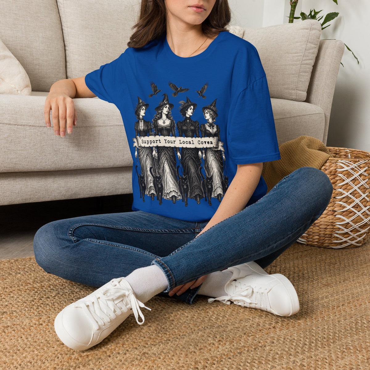 Support Your Local Coven Feminist Witch T-Shirt
