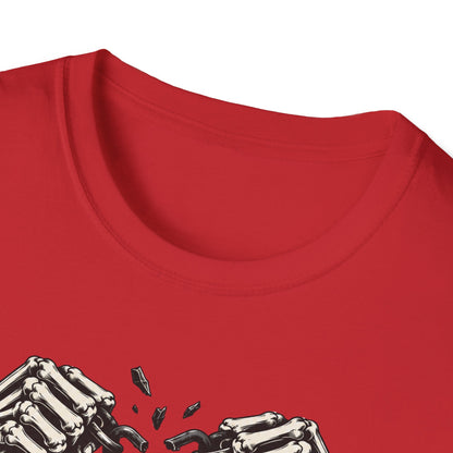 The Final Escape 1926 Shirt – Skeleton Chains Hourglass Art Deco Tee