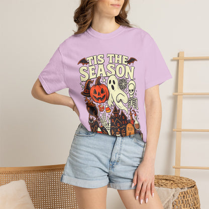 Tis the Season Spooky Halloween Comfort Colors Graphic Tee