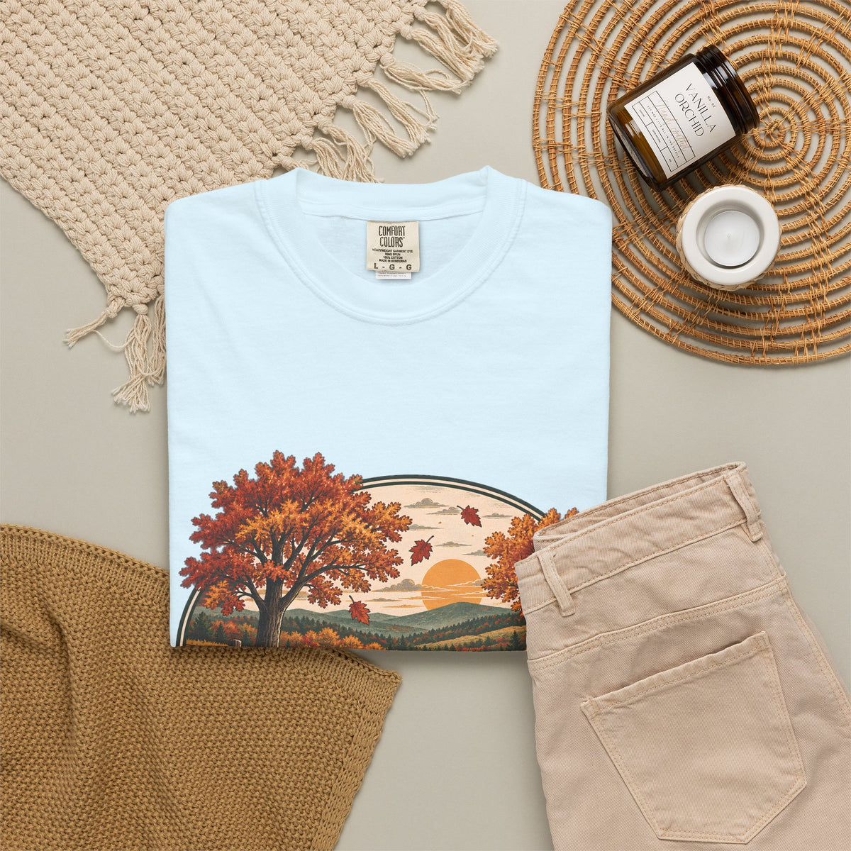 In My Fall Era Autumn Comfort Colors Graphic T-Shirt