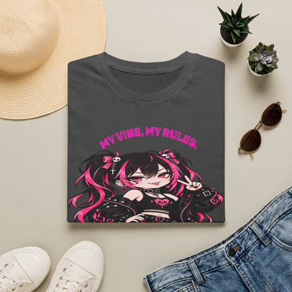 My Vibe, My Rules Anime Chibi Graphic Tee