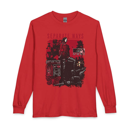 Separate Ways Survival Horror Gildan Heavy Cotton Long Sleeve Tee