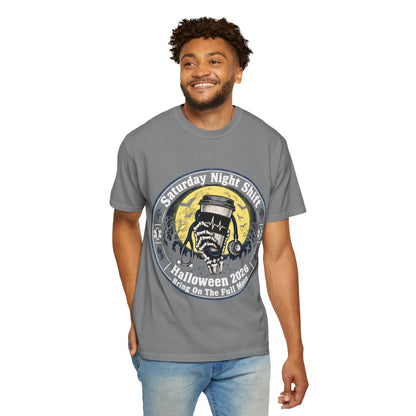 Saturday Night Shift Halloween 2026 Comfort Colors Tee
