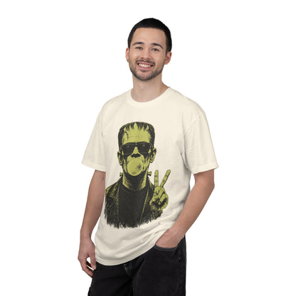 Frankenstein Bubblegum Peace Sign Comfort Colors T-Shirt