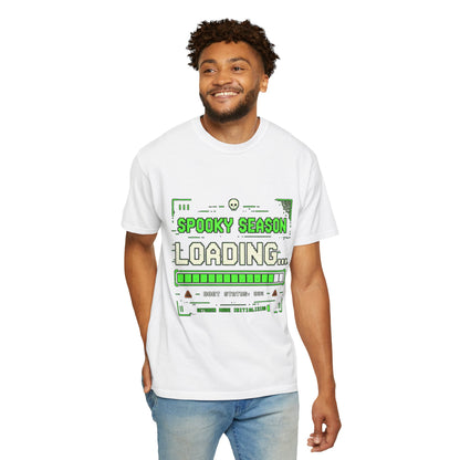 Spooky Season Loading Gamer Halloween Comfort Colors Tee