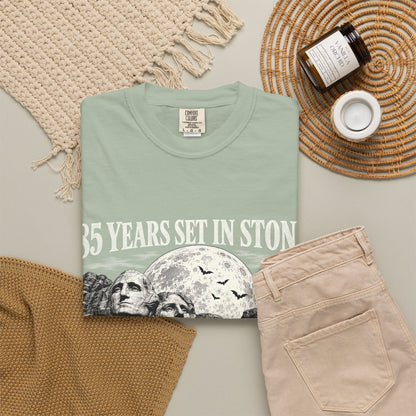 85 Years Set in Stone Mount Rushmore Comfort Colors Tee