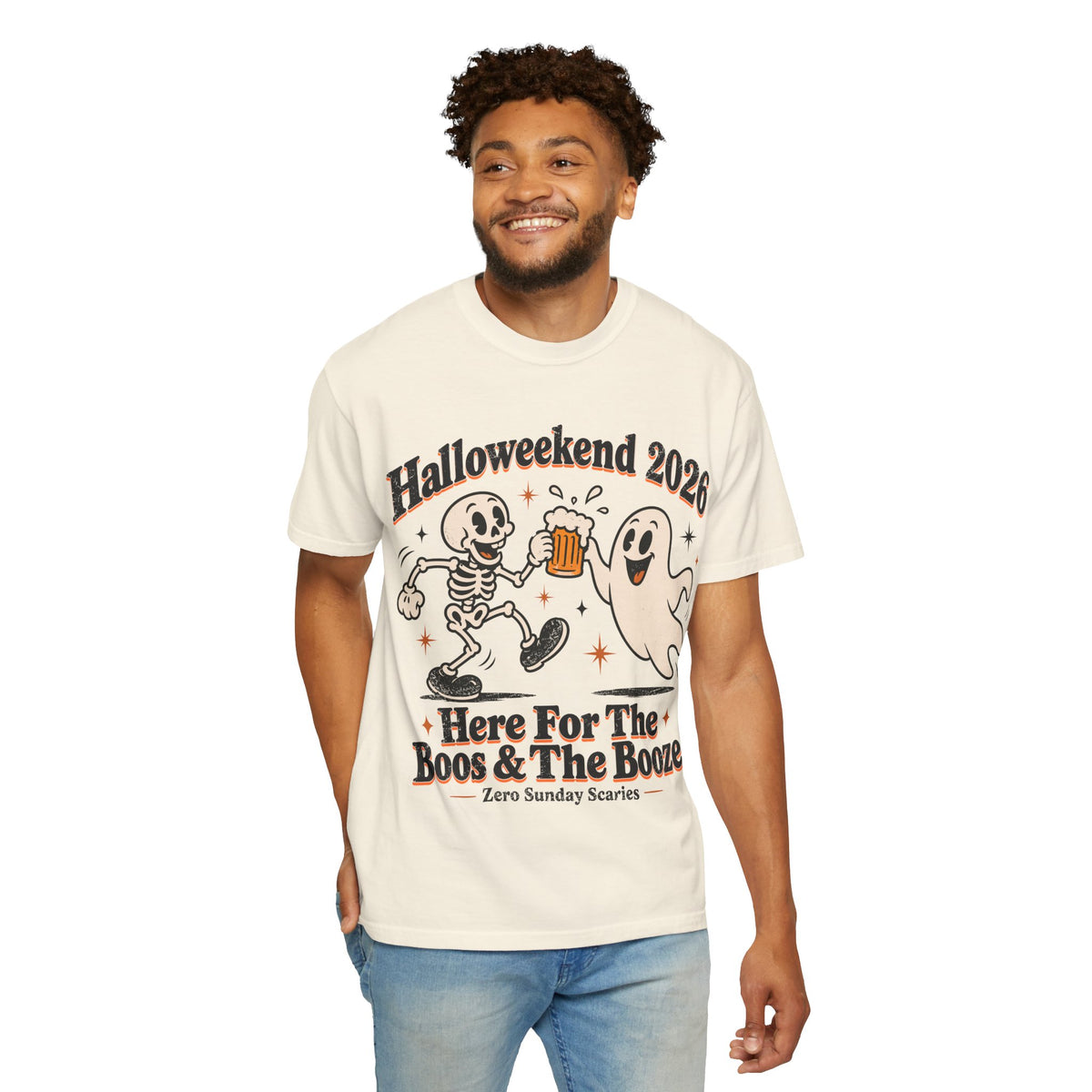 Halloweekend 2026 Boos & Booze Comfort Colors Tee