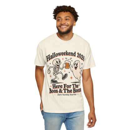 Halloweekend 2026 Boos & Booze Comfort Colors Tee