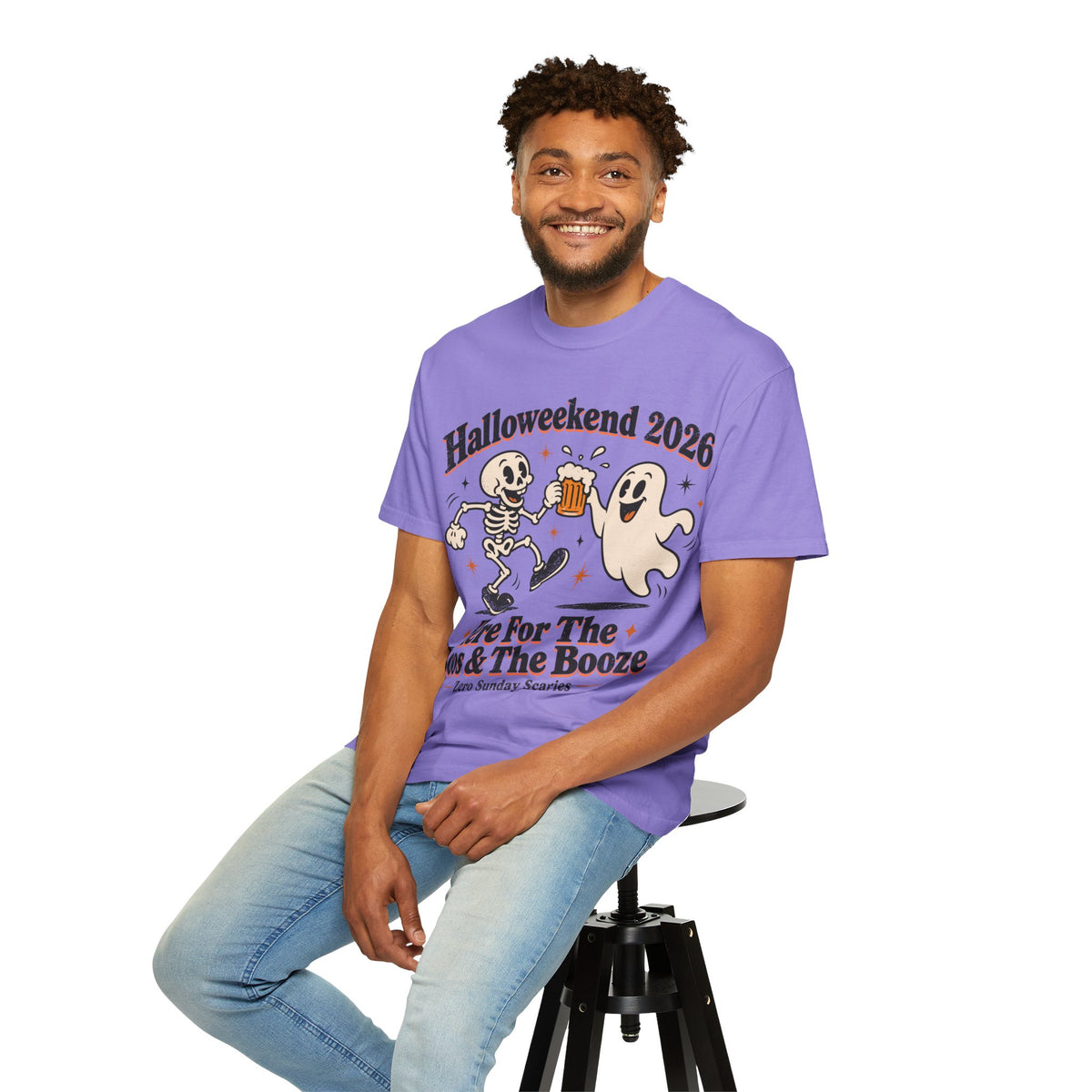 Halloweekend 2026 Boos & Booze Comfort Colors Tee
