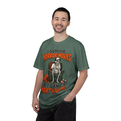 Horror Movies Game 7 Baseball Comfort Colors T-Shirt