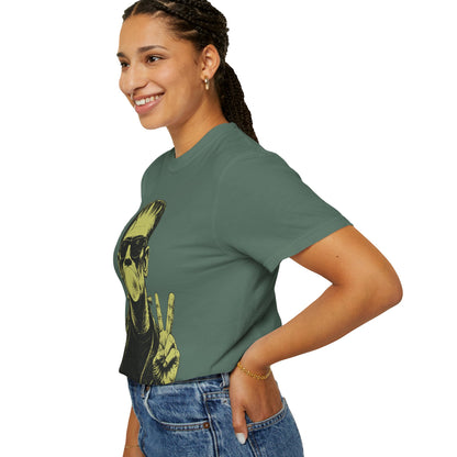 Frankenstein Bubblegum Peace Sign Comfort Colors T-Shirt