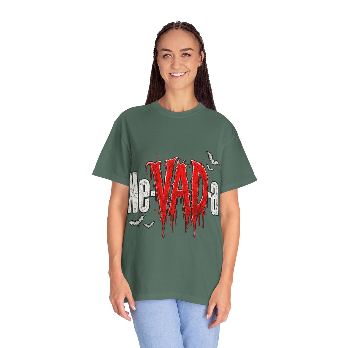 Nevada Horror Drip Halloween Comfort Colors T-Shirt