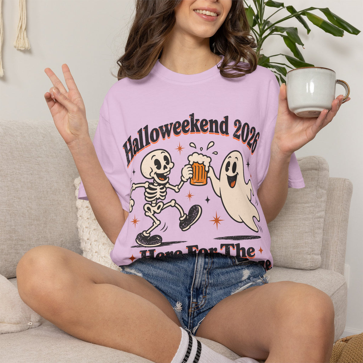 Halloweekend 2026 Boos & Booze Comfort Colors Tee