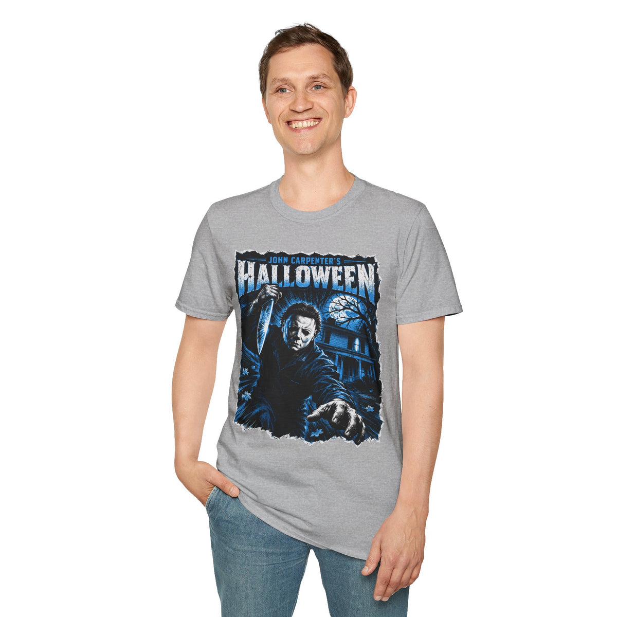 John Carpenter's Halloween Comic Book Style Shirt