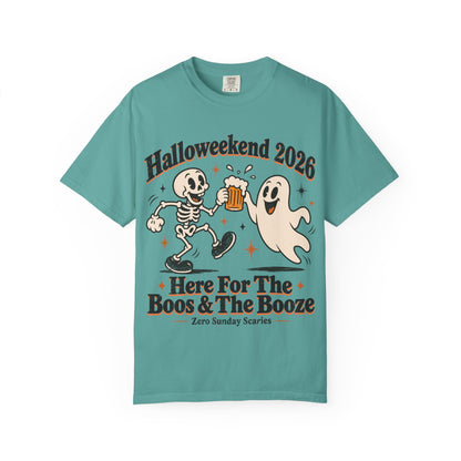 Halloweekend 2026 Boos & Booze Comfort Colors Tee