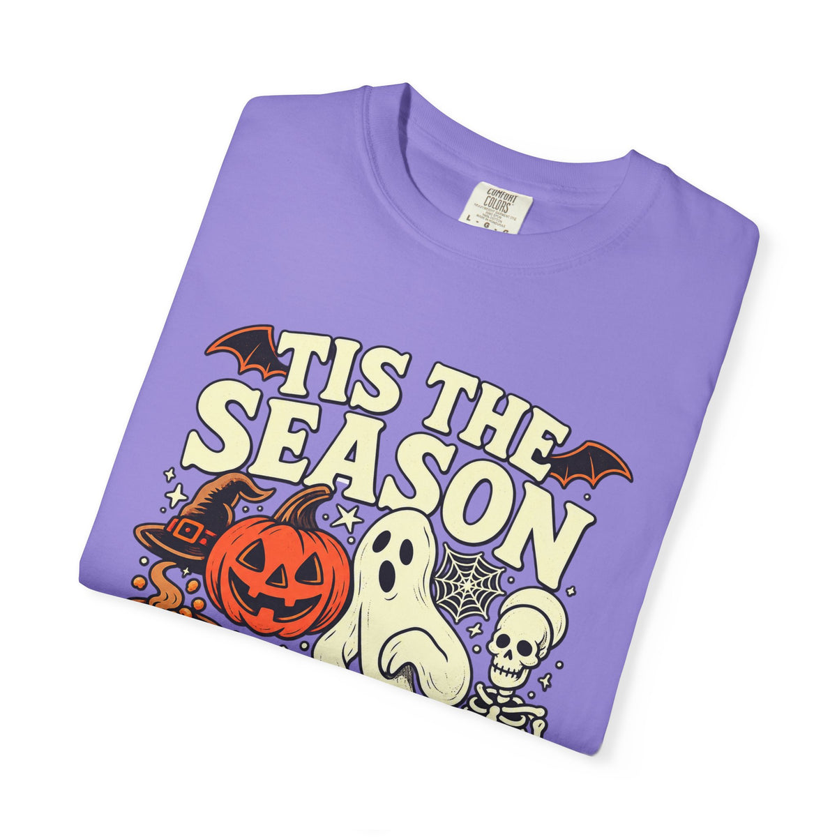 Tis the Season Spooky Halloween Comfort Colors Graphic Tee