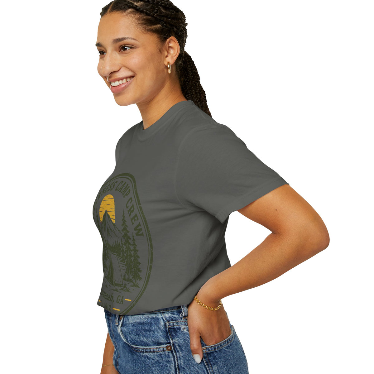 Wilderness Camp Crew Savannah GA Comfort Colors Tee