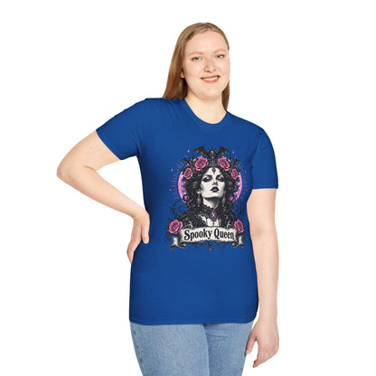 Pink Spooky Queen Pastel Gothic Glamour Witch T-Shirt