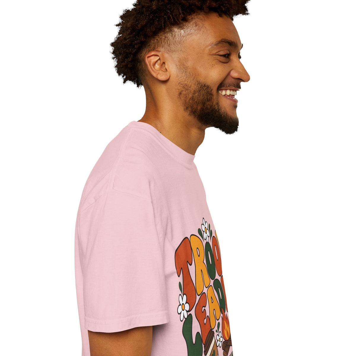 Troop Leader Coffee Campfires Chaos Comfort Colors Tee