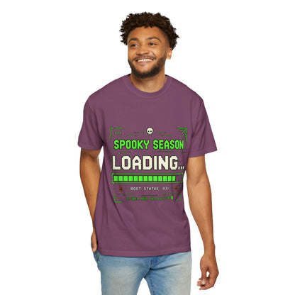 Spooky Season Loading Gamer Halloween Comfort Colors Tee