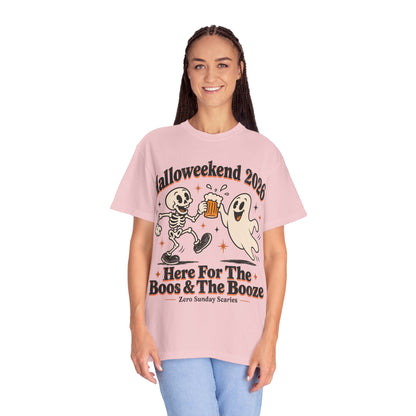 Halloweekend 2026 Boos & Booze Comfort Colors Tee