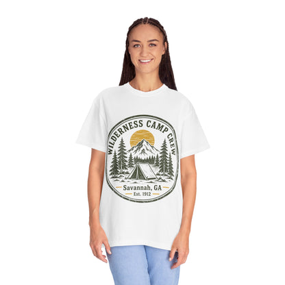 Wilderness Camp Crew Savannah GA Comfort Colors Tee