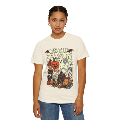 Tis the Season Spooky Halloween Comfort Colors Graphic Tee