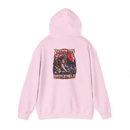 Raccoon City After Midnight Halloween Gildan 18500 Hoodie