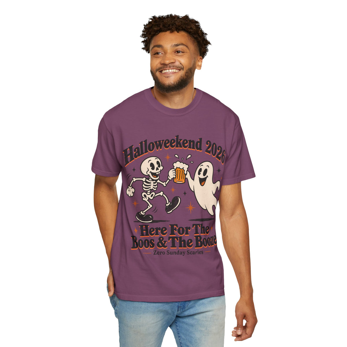 Halloweekend 2026 Boos & Booze Comfort Colors Tee