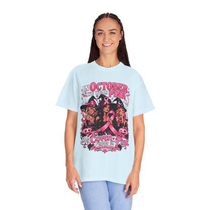 In October We Wear Pink My Coven Fights in Pink Tee