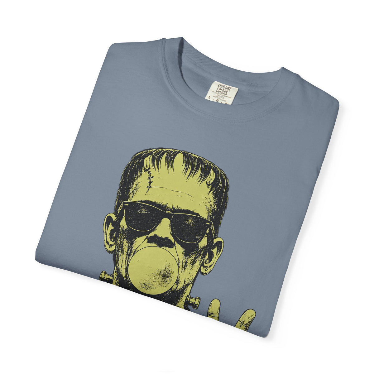 Frankenstein Bubblegum Peace Sign Comfort Colors T-Shirt