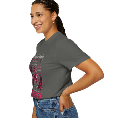 Personalized Champion Teacher October Birthday Comfort Colors Tee