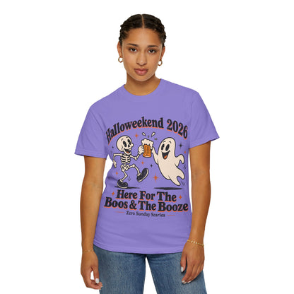Halloweekend 2026 Boos & Booze Comfort Colors Tee