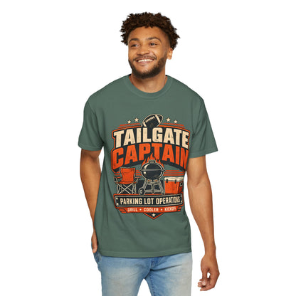 Tailgate Captain Football Game Day Comfort Colors T-Shirt