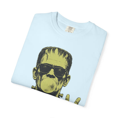 Frankenstein Bubblegum Peace Sign Comfort Colors T-Shirt
