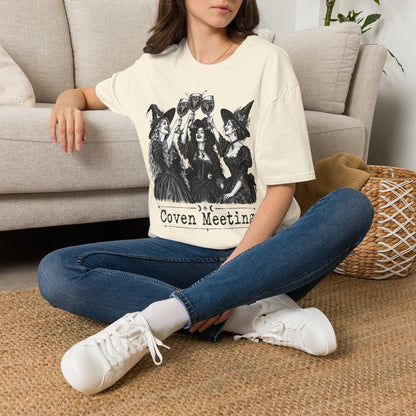 Coven Meeting Witch Wine T-Shirt
