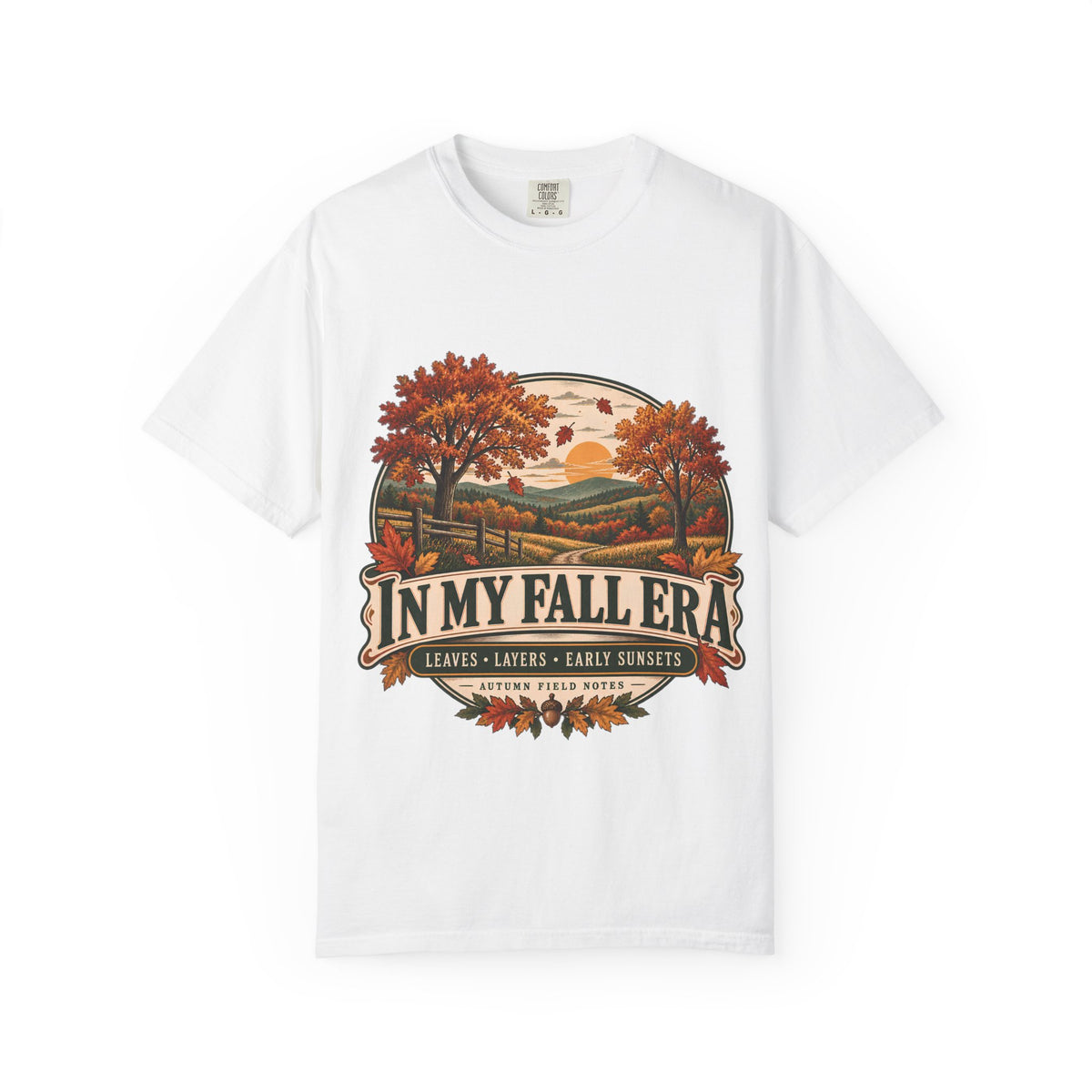 In My Fall Era Autumn Comfort Colors Graphic T-Shirt