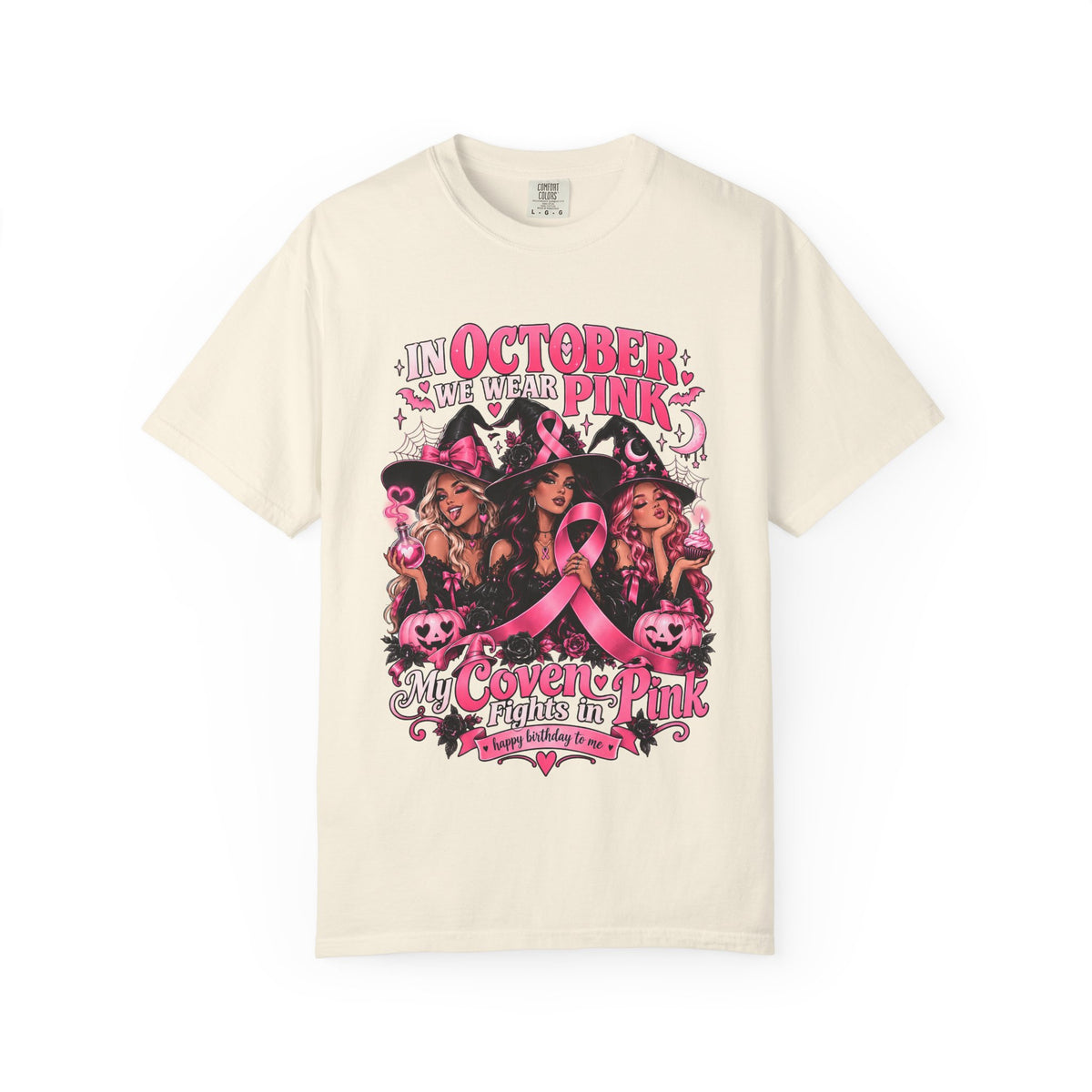 In October We Wear Pink My Coven Fights in Pink Tee