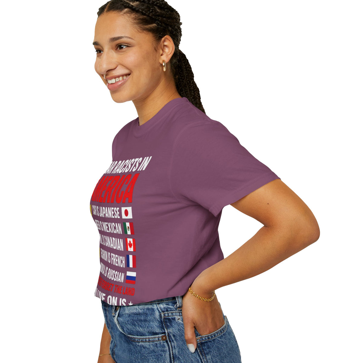 Dear Racists in America Anti-Racism Comfort Colors Tee