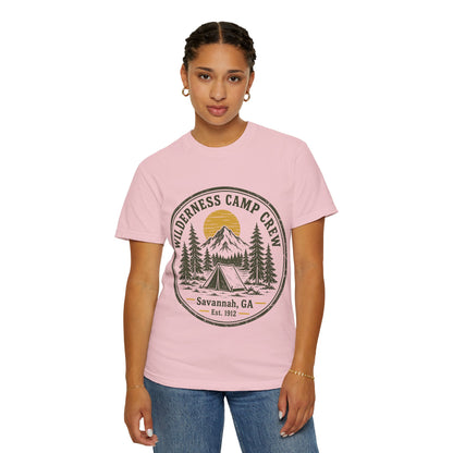 Wilderness Camp Crew Savannah GA Comfort Colors Tee