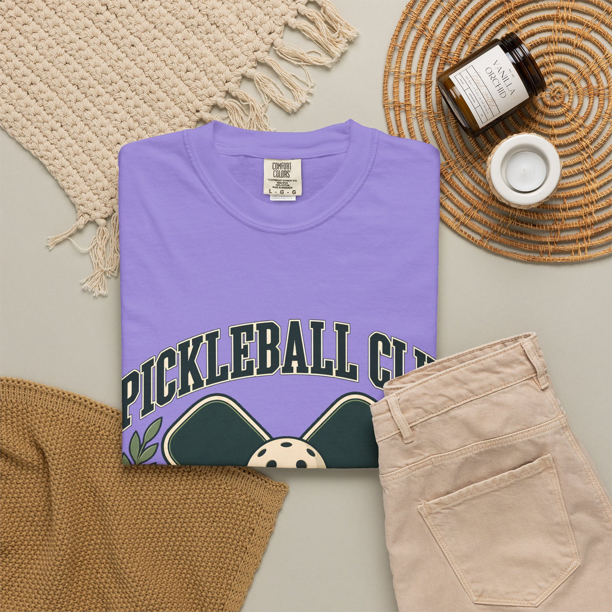 Pickleball Club Court Time Over Screen Time Comfort Colors Tee