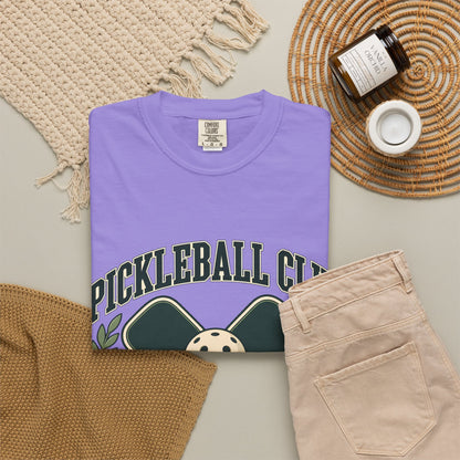 Pickleball Club Court Time Over Screen Time Comfort Colors Tee