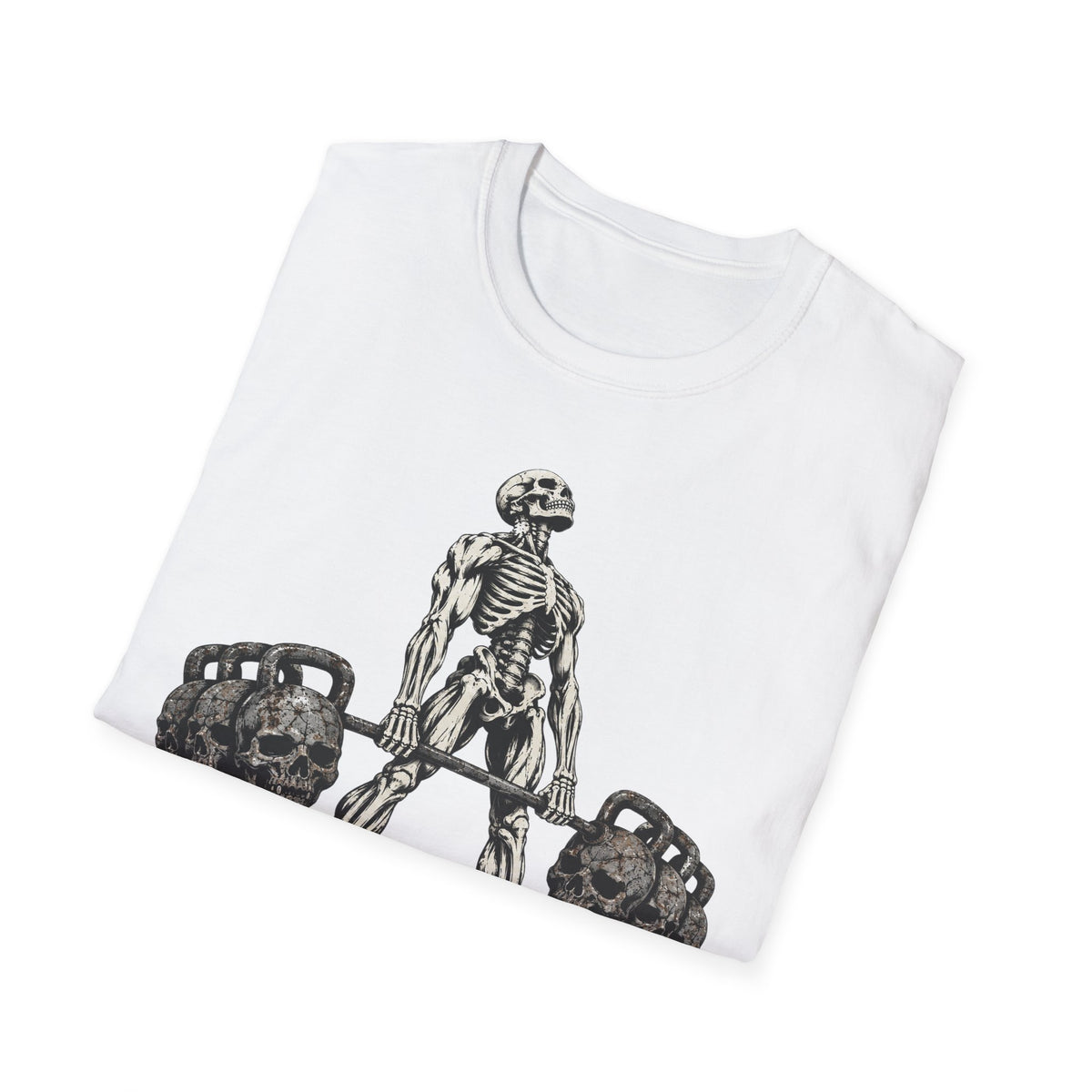 The Leaves Fall The Iron Remains Shirt – Skeleton Deadlift Gym Fall Tee